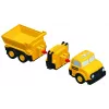 Voertuigset Popular Playthings Mix or Match Vehicles Construction zwart geel