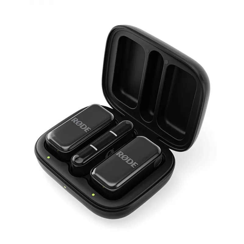Draadloos microfoonsysteem Rode Wireless Micro Lightning — omnidirectioneel, 48 kHz, 24-bit, 100 m bereik, 7 u batterij