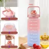 Extralink Motivatie-waterfles, 2000 ml, rood-blauw, BUT-994