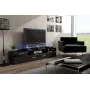 Cama TV-standaard EVORA 200 wenge/zwart glanzend