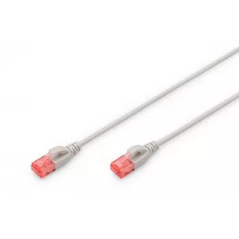 Netwerkkabel ASSMANN Electronic DK-1617-010S RJ-45 Cat6 1 m grijs