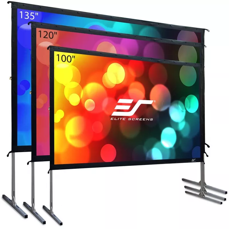 Elite Screens Yard Master 2 - Handmatig - 4,57 m (180 inch) - 3,99 m - 2,24 m - 16:9 - Zilver - Wit