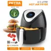 Heteluchtfriteuse Petra PT4221VDEEU7 4,5 l, elektrische tafelfriteuse
