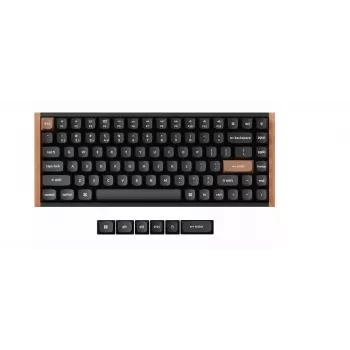 Draadloos mechanisch toetsenbord Keychron K2 Special Edition — compacte 75%-lay-out, RGB-achtergrondverlichting, zwart, model K2H-F1