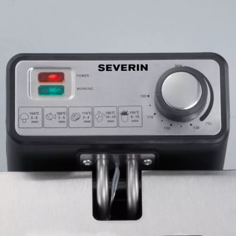 Friteuse Severin FR 2431 Single 3 L 2000 W roestvrij staal