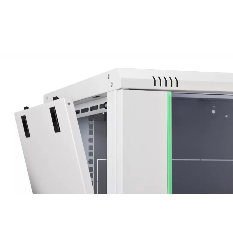 Wandgemonteerde 19-inch rackbehuizing DIGITUS Dynamic-N DN-37100, 7U, 600x450 mm (BxD), IP20, lichtgrijs, ongemonteerd