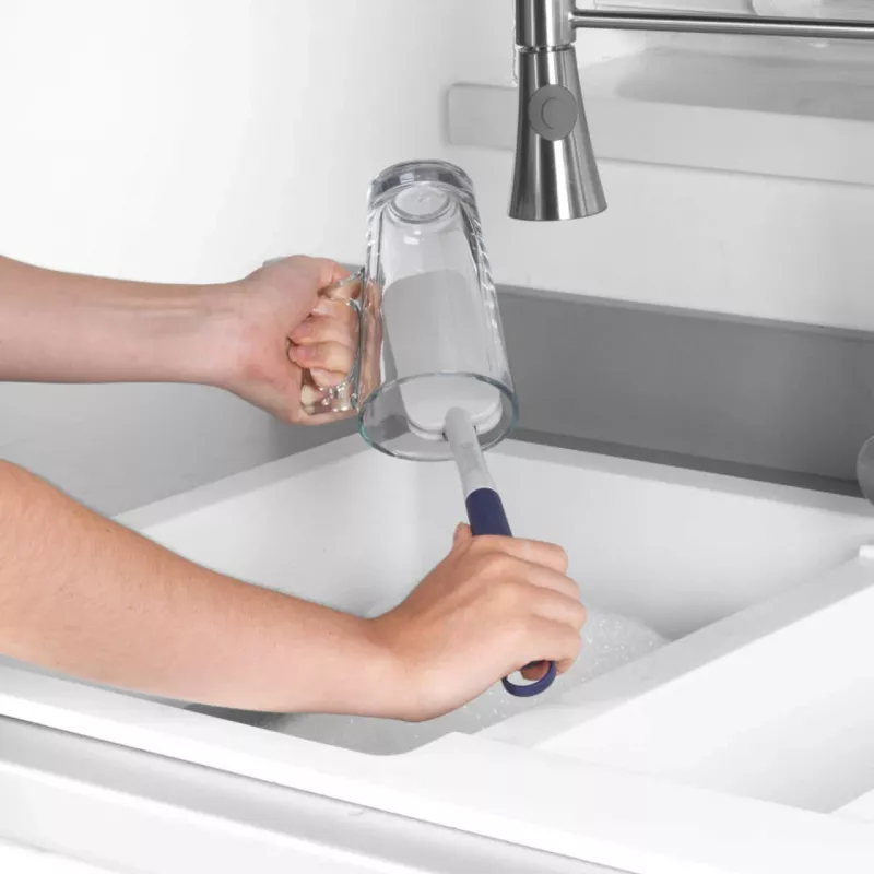Afwasborstel Beldray LA032814FEU7 Deep Clean rubber, rubberborstelharen, ergonomische greep