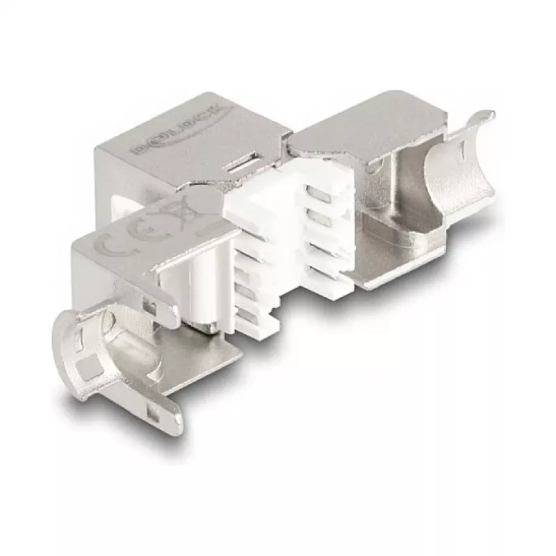 DeLOCK keystone-module RJ45-bus naar LSA Cat.6A slank gereedschapsloos