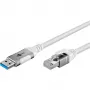 Ethernet-kabel USB-a 3.2 Gen1 stekker > RJ-45 stekker, LAN-adapter