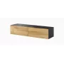 Cama TV-standaard VIGO 140 30/140/40 zwart/wotan eiken