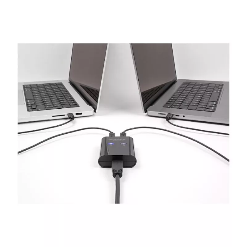 DeLOCK USB-switch 2 pc naar 1 apparaat 5 Gbps zwart