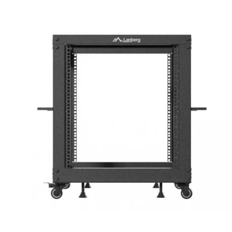 Rack-behuizing LANBERG Open Rack OR01-6112-B 12U 600x600 verstelbaar zwart
