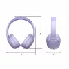 Koptelefoon MANTA HDP1001PU Rytmo Elegance paars over-ear bedraad, model HDP1001PU