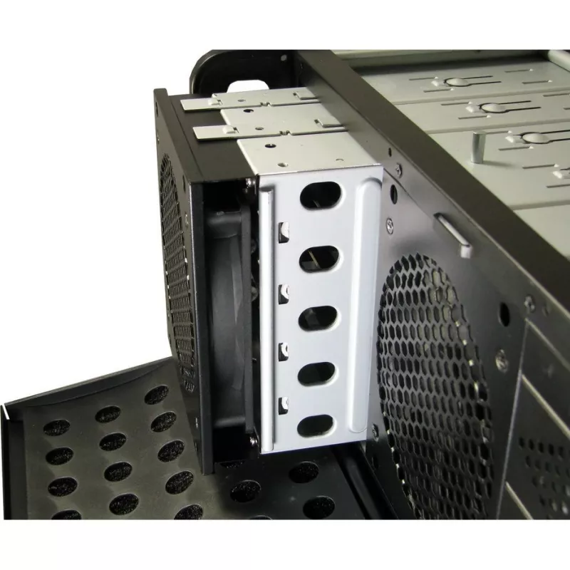 Serverbehuizing Inter-Tech IPC 4U-4129L rack metallic zilver