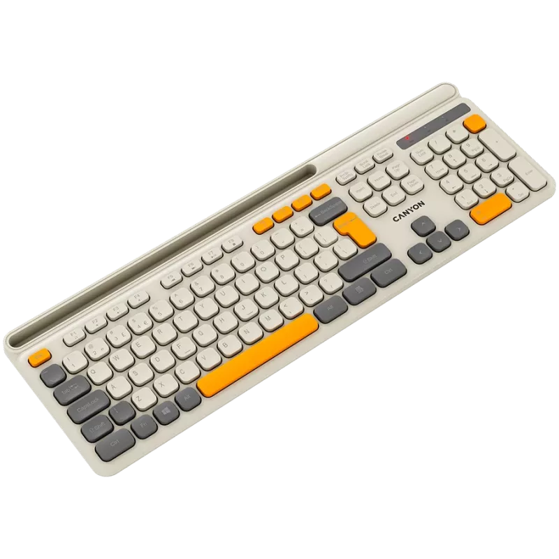 CANYON toetsenbord HKB-W03 EN AAA draadloos beige