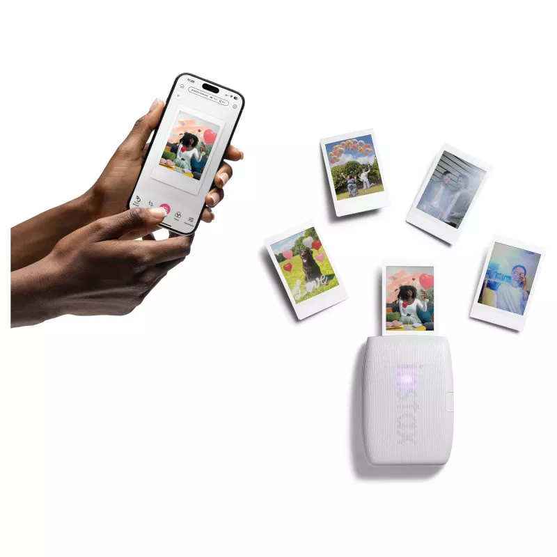 Fotoprinter Fujifilm Instax Mini Link 3 wit Bluetooth draagbare instantprinter voor smartphonefoto's