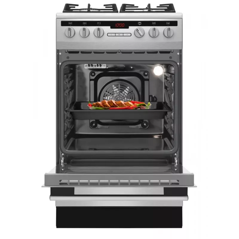 Kookplaat AMICA 57GcES3.33HZpTaA(Xx) PIZZA, 3 kookzones, touchbediening, energie-efficiëntieklasse A