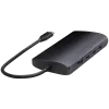 Satechi USB-C multiport-adapter ST-P8KED — 6 aansluitingen, ondersteunt 8K-resolutie