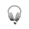 Bedrade hoofdtelefoon Genesis Toron 531 wit met microfoon, lichtgewicht on-ear-ontwerp