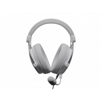 Bedrade hoofdtelefoon Genesis Toron 531 wit met microfoon, lichtgewicht on-ear-ontwerp