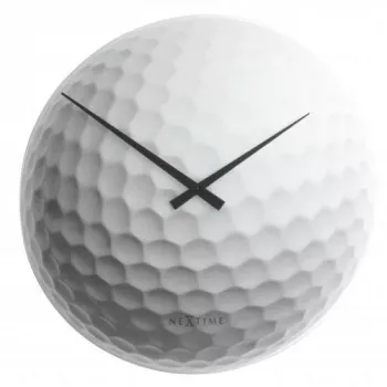 NeXtime klok 8806 Tiger, Ø30 cm, wand, wit