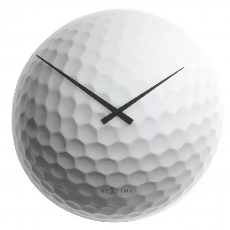 NeXtime klok 8806 Tiger, Ø30 cm, wand, wit