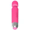 Clitoris-massageapparaat Erolab Wand-M MFN01r rosé roze — compacte massagestaf in toverstafstijl