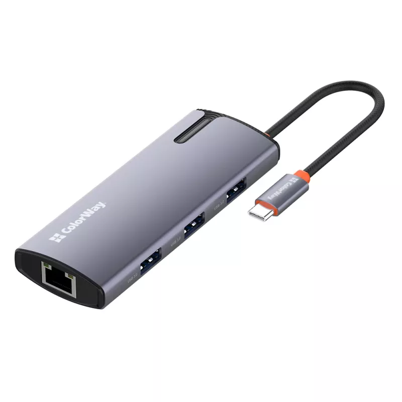ColorWay 6-in-1 Dockingstation | CW-HUB03 | 100 W