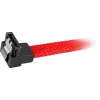 SATA-kabel Sharkoon SATA 3 0,45m 7-pins zwart rood