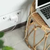 Stekkerdoos QOLTEC 52548 met 3× AC-stopcontacten en USB-aansluiting