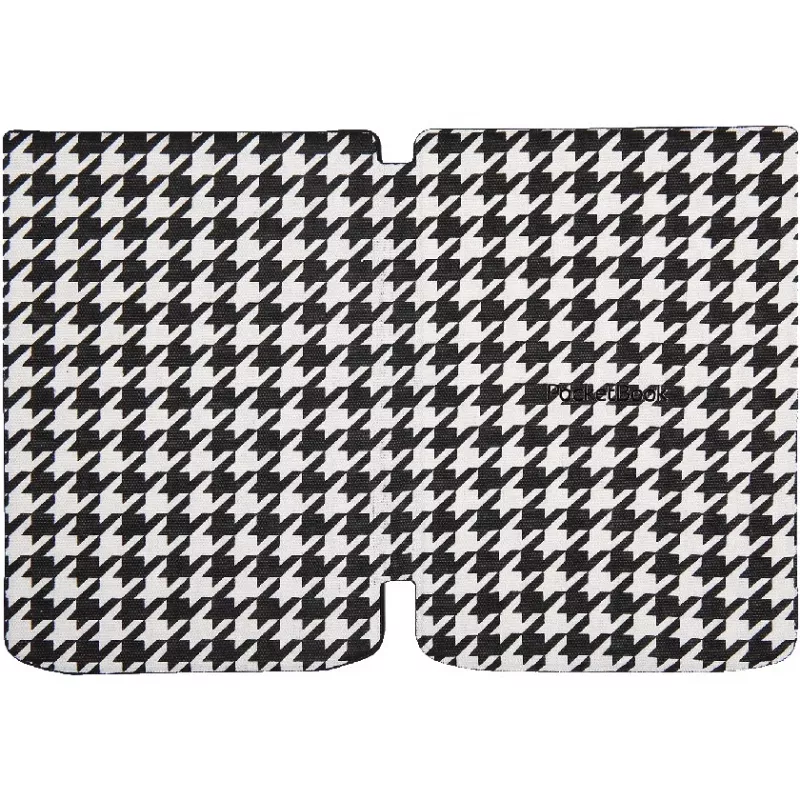 Folio-hoesje voor 6-inch e-reader PocketBook Shell — zwart/wit, 112 × 160 × 12,5 mm