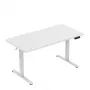 Bureau mark adler Leader 7.3 wit — in hoogte verstelbaar ergonomisch werkstation