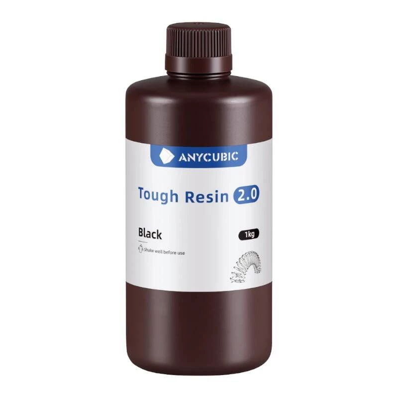 Fotopolymeerhars AnyCubic Tough Resin 2.0 zwart 1 kg SRX2BK-101A