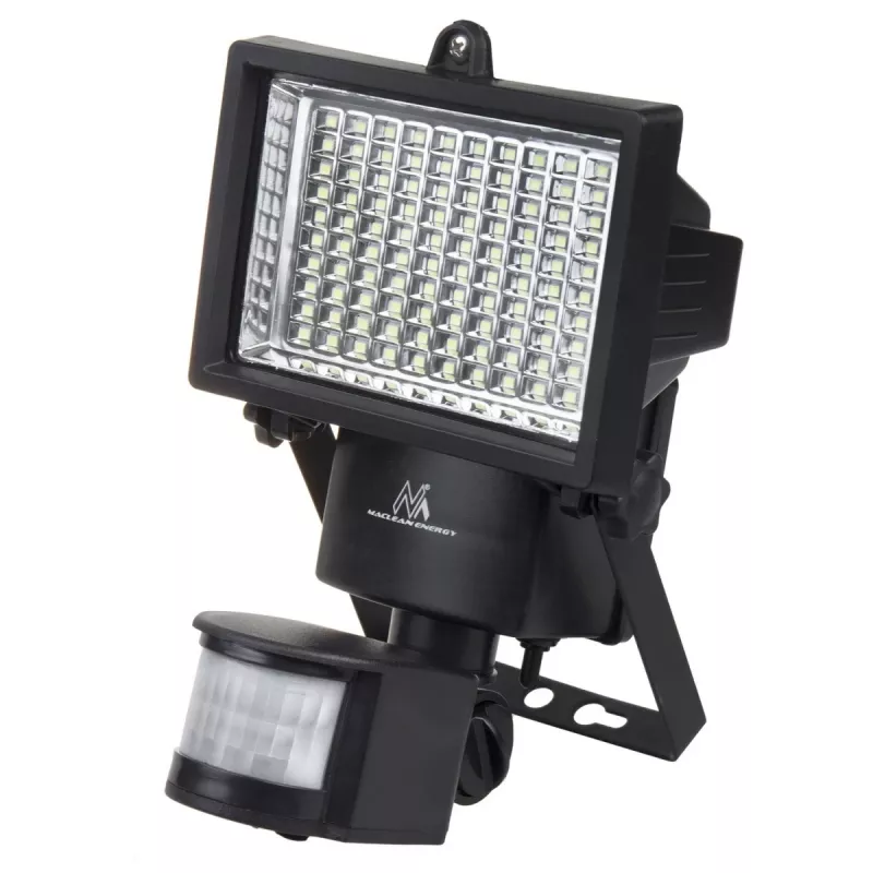Maclean MCE442 solar-LED-schijnwerper met bewegingssensor floodlight wandmontage lamp schemer IP44 6W 6000K