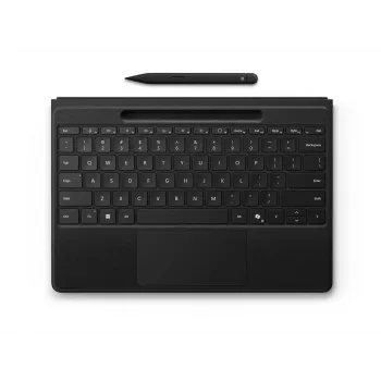 Microsoft Surface Pro Flex toetsenbord met touchpad en slank Pen-dock, QWERTZ Duits, Bluetooth, zwart (8YU-00006)