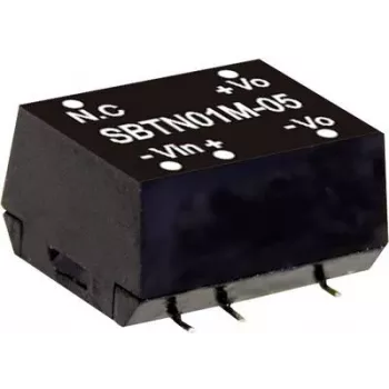 MEAN WELL SBTN01M-05 voeding 1W ingangsspanning 10,8 - 13,2V uitgangsspanning 5V