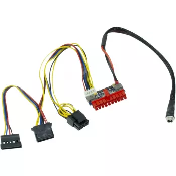 Inter-Tech 88882193 - ATX (20-polig) - SATA 15-polig + Molex (4-polig) - recht - recht - meerkleurig - 35 mm (88882193)
