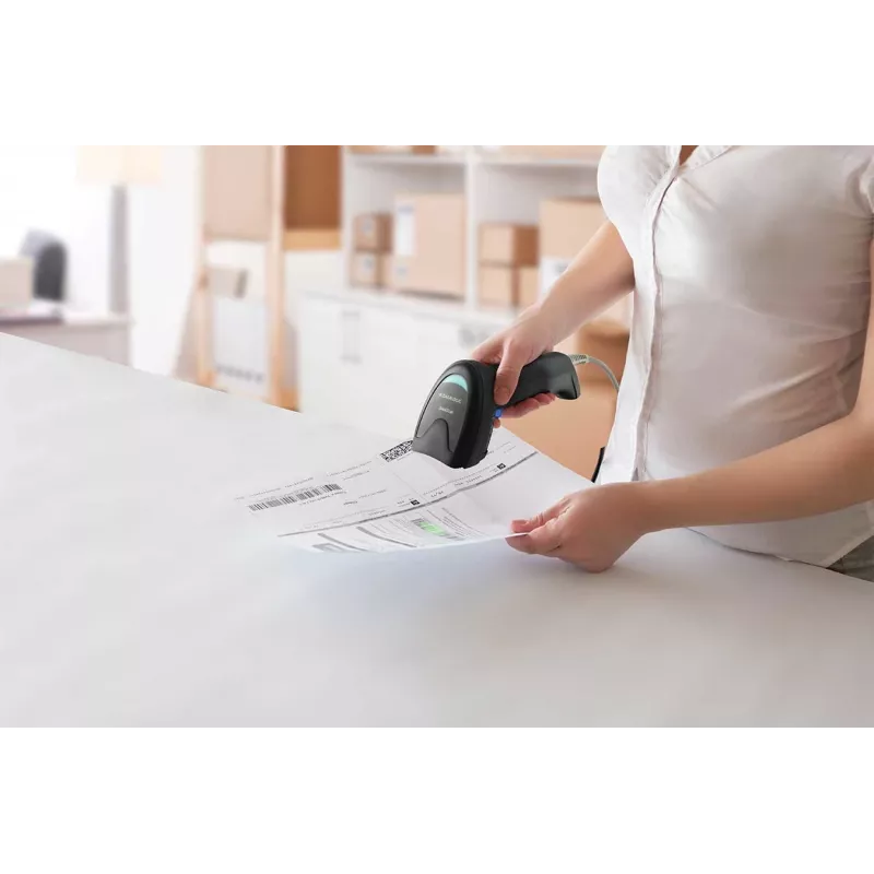 Datalogic QuickScan I 2220 Serie, 1D, imager, USB, kit (USB), zwart handscanner, 1D, imager, divers (eigenschappen/kenmerken), interfaces, aansluit