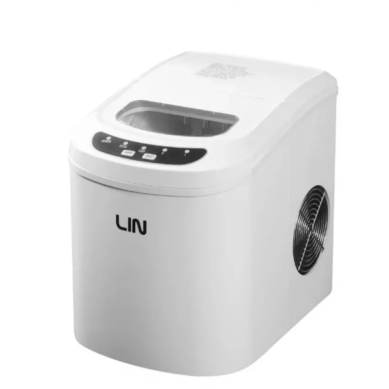 Draagbare ijsblokjesmachine LIN ICE PRO-W12 wit
