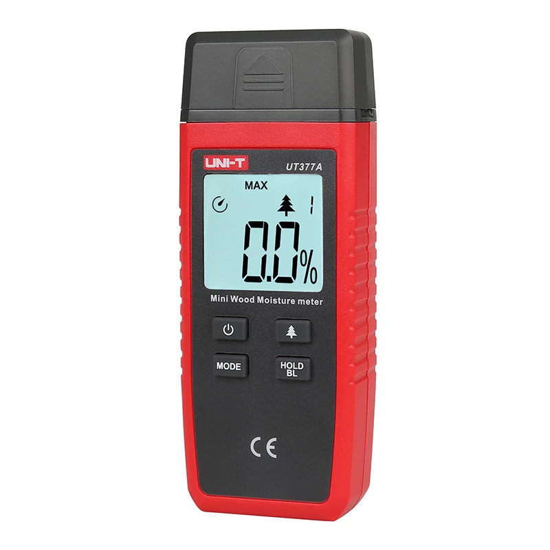 Vochtigheidsmeter UNI-T UT377A voor hout en bouwmaterialen, compacte hand-vochtigheidsmeter