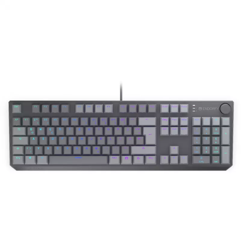 Thock V2, gaming toetsenbord grijs, DE-layout, ENDORFY Red