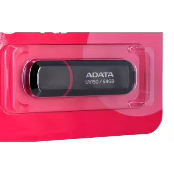 ADATA 64GB DashDrive UV150 USB-flashstation USB Type-A 3.2 Gen 1 (3.1 Gen 1) zwart