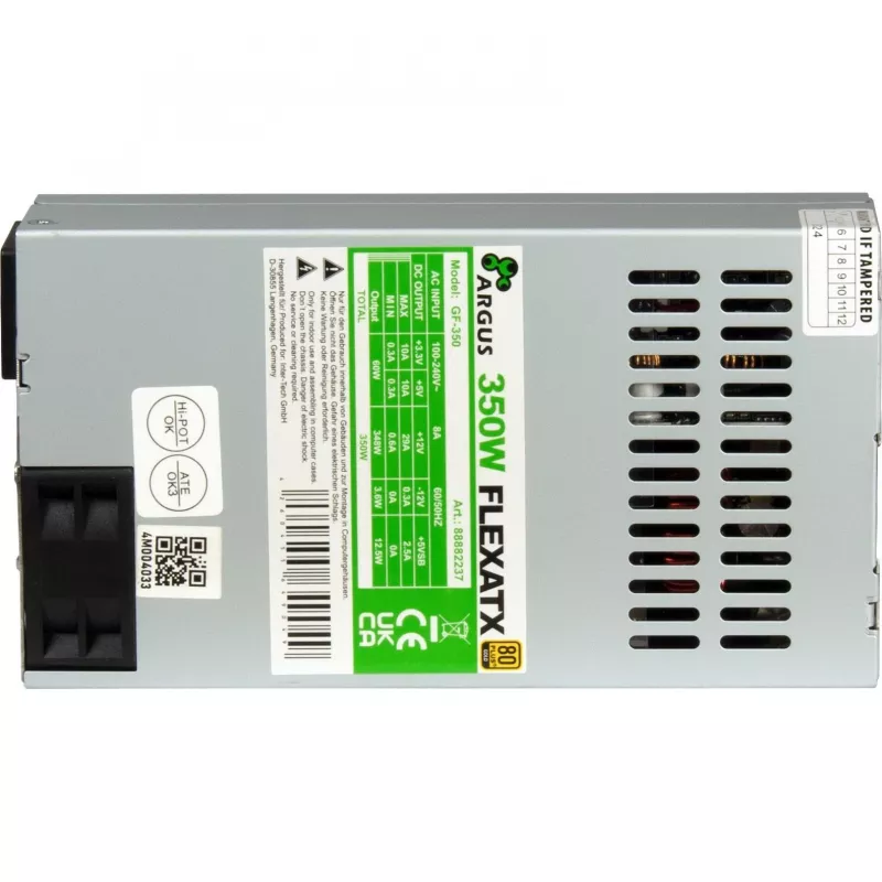 Inter-Tech voeding 350W Flex ATX GF-350 BULK - PC-/servervoeding - ATX (88882237)
