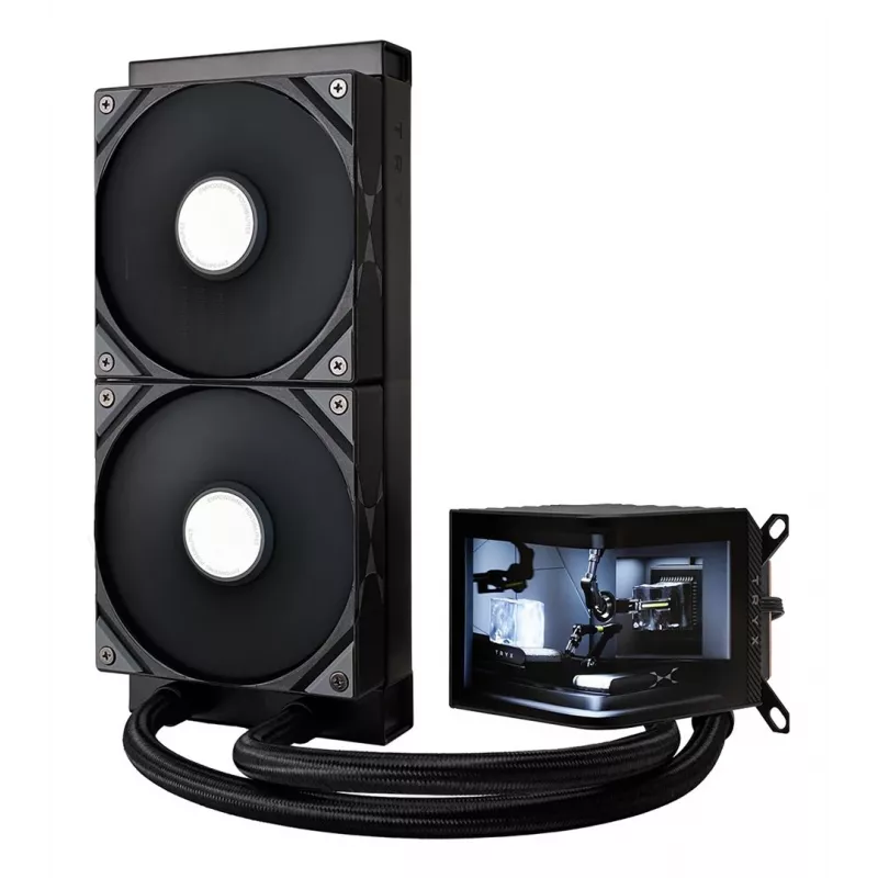 TRYX PANORAMA 240 processor vloeistofkoelingsset 12 cm zwart 1 stuk