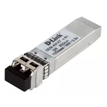 D-Link 10GBase-SR SFP+ transceiver, 80/300 m, glasvezel, 10000 Mbit/s, SFP+, LC, 50/125, 62,5/125 µm, SR