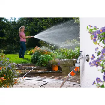 Gardena 998-50 - grijs - oranje - zilver - 3,3 mm (G 2,50 cm (1))/26,5 mm (G 3/4) - connector (998-50)