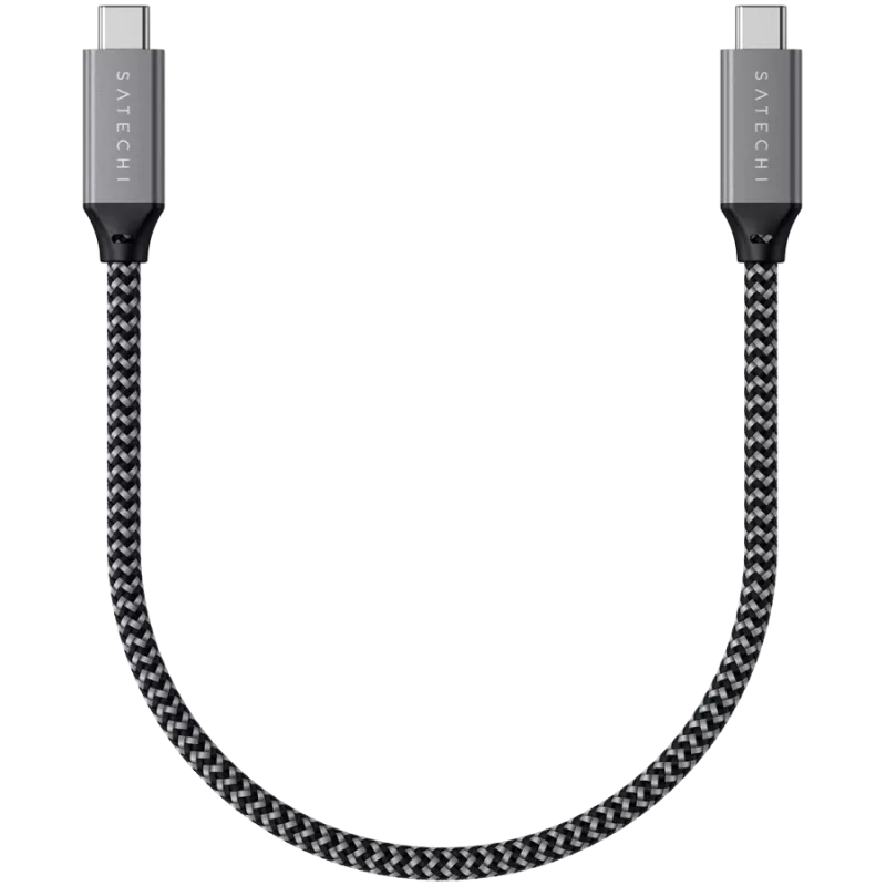 USB-kabel Satechi ST-U4C25M USB4 Gen 3x2 0,25 m zwart grijs