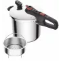 Snelkookpan Tefal Secure 8 L – kookpan voor het fornuis, 8‑liter inhoud, veiligheidsdeksel