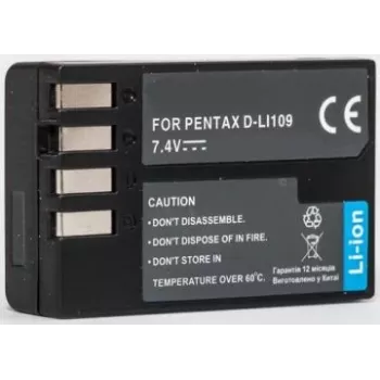 Oplaadbare camera-accu Extra Digital D-Li109 7,2V 1860mAh (MPN DV00DV1283)