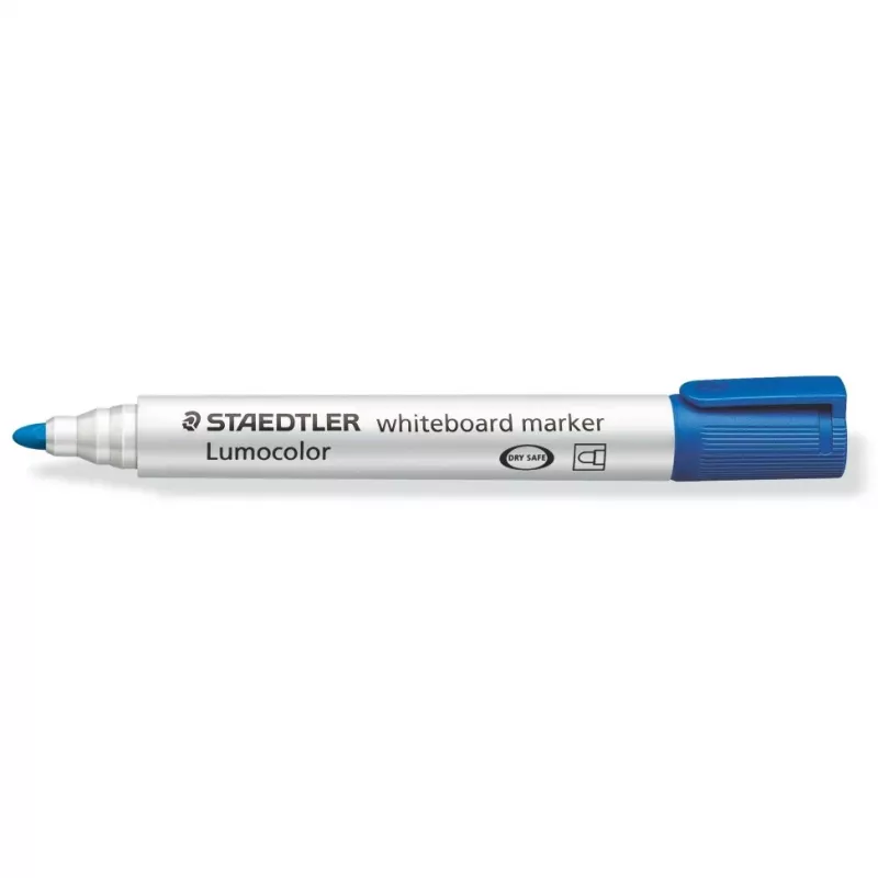 Marker Staedtler Lumocolor 351 WP4 bullet-tip zwart blauw groen rood